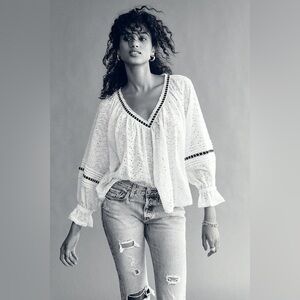 FREE PEOPLE
Darcy Eyelet Blouse